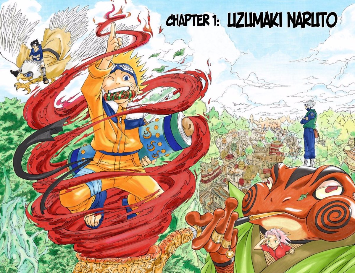 Naruto Color Spreads